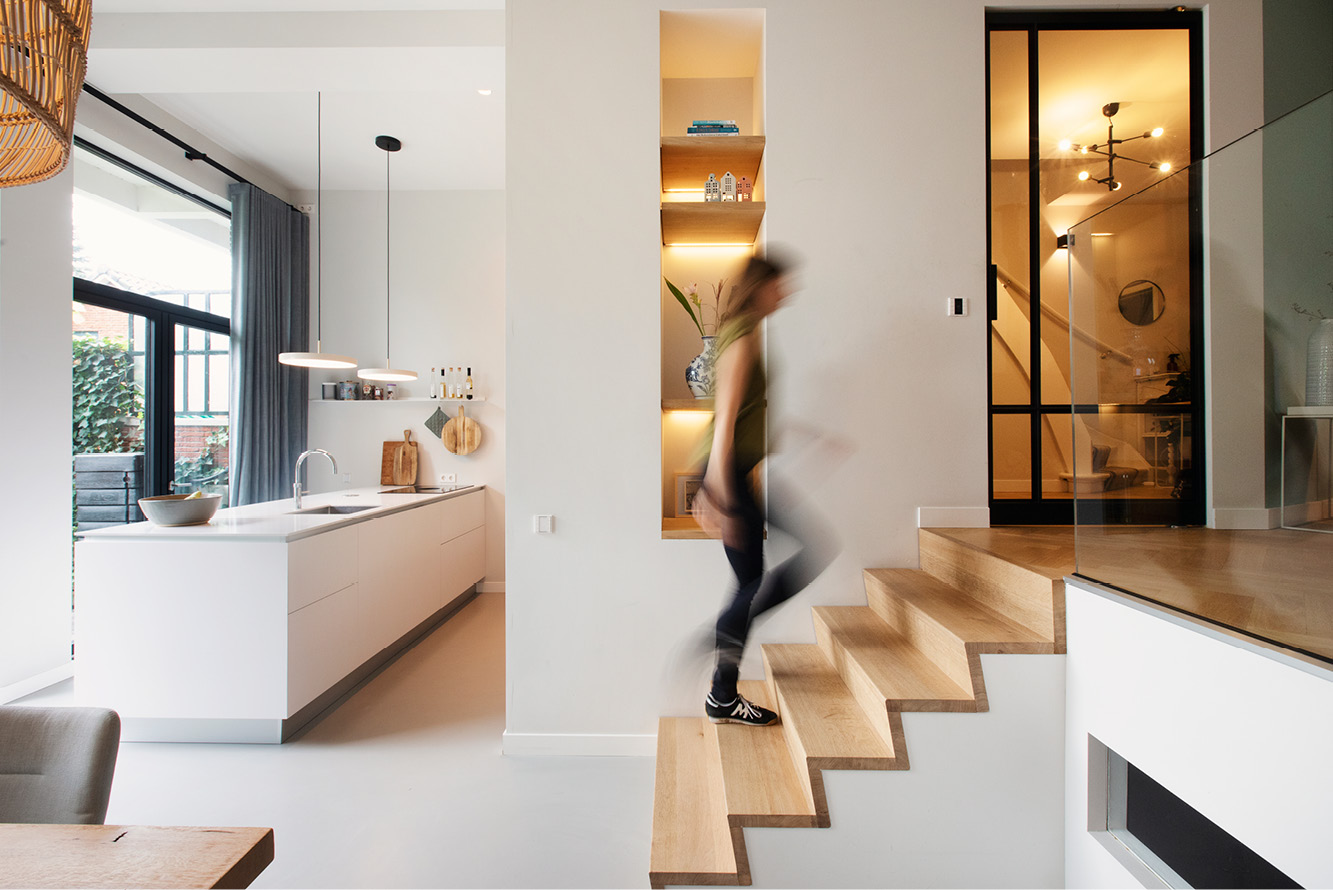 verbouwen jaren30 woning tot split-level huis