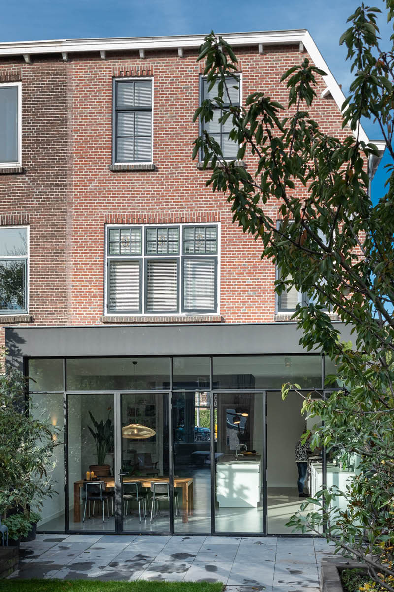 Uitbouw woning - architecten aan huis Moderne uitbouw woning