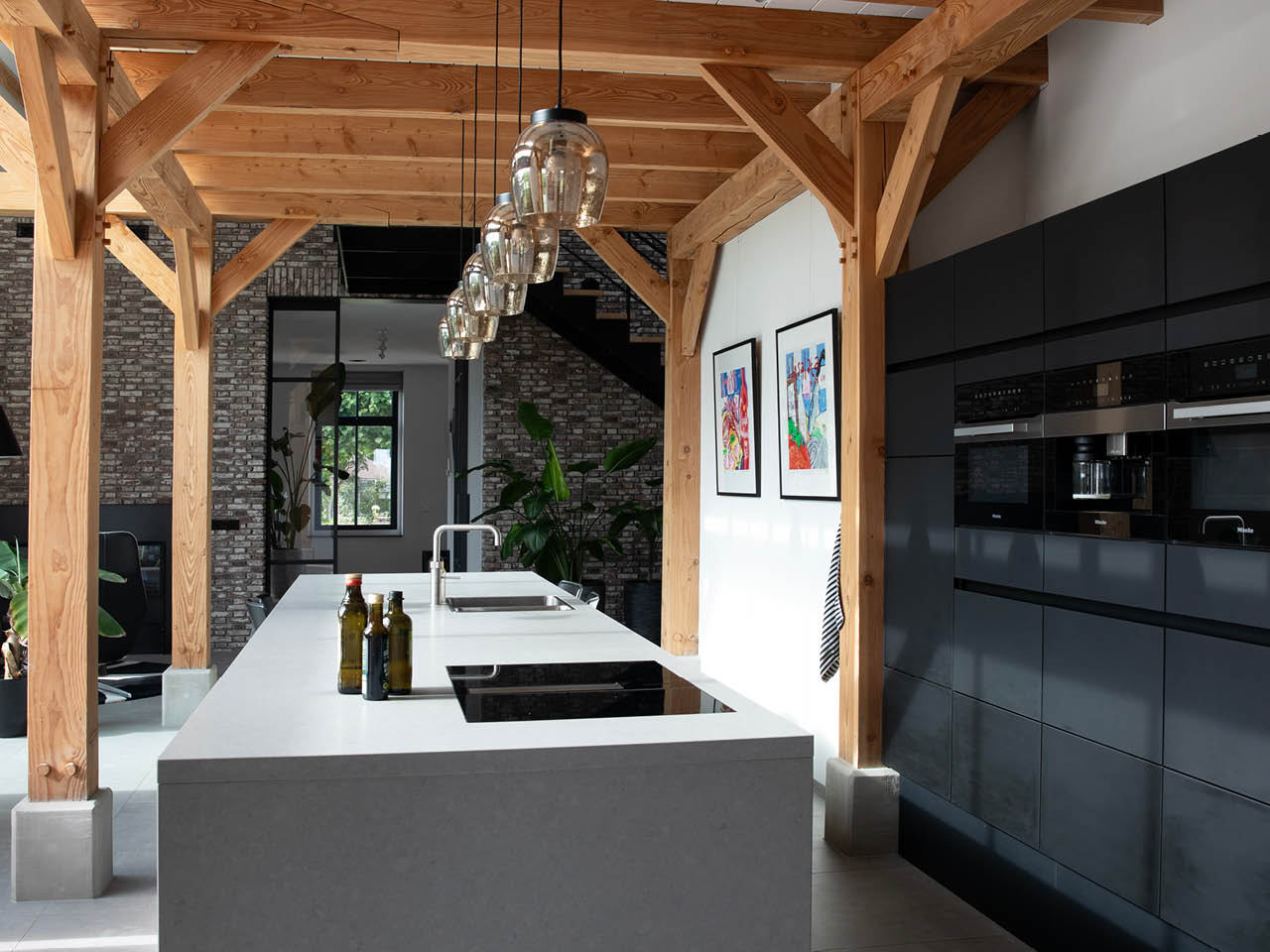 Verbouwing woonboerderij Architect Keuken in Woonboerderij